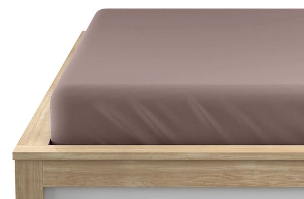 Jersey lepedő barna 90 x 200 cm