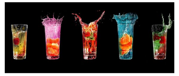 Az italok képe (120x50 cm)