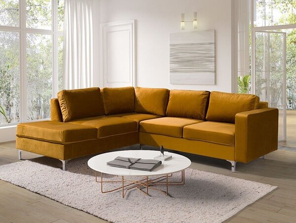 Sarokkanapé Providence 139, Kárpit, 81x236x212cm