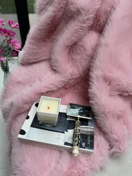 Aberto Design kanapé pléd Pink Lolita - Rózsaszín - 150