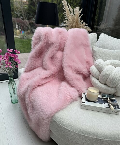 Aberto Design kanapé pléd Pink Lolita - Rózsaszín - 150