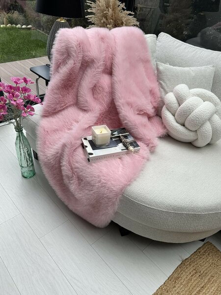 Aberto Design kanapé pléd Pink Lolita - Rózsaszín - 150