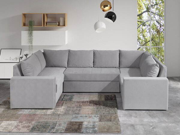 Sarokkanapé Providence 145, Kárpit, 89x307x182cm