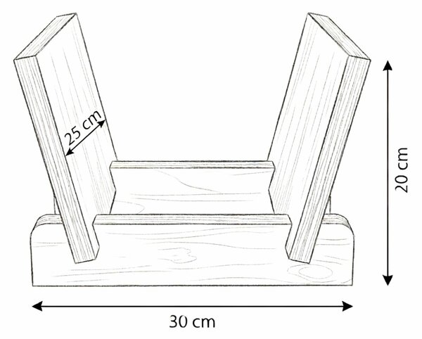 Hanah Home Kék Újságtartó CPT4905-30