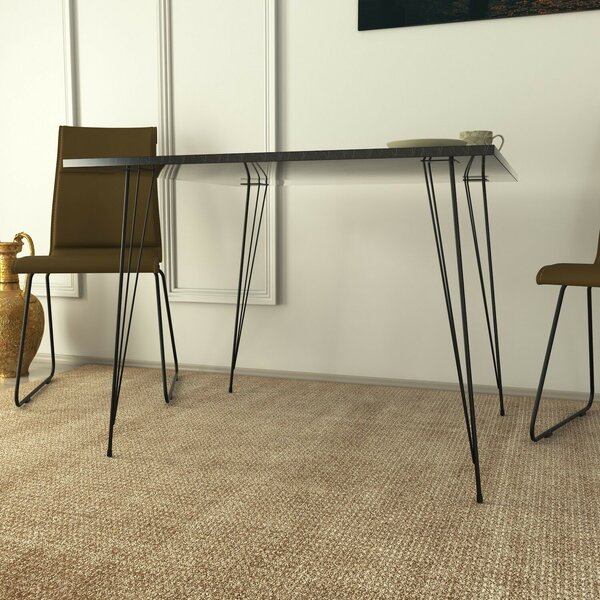 Hanah Home Table Black White Sandalf Square - Royal