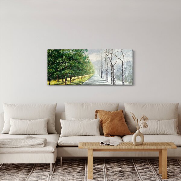 Kép - Tél versus nyár (120x50 cm)