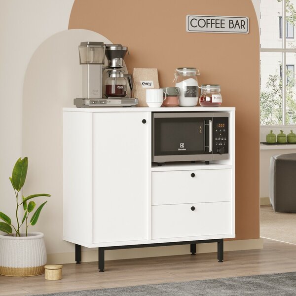 Hanah Home Multi Purpose Cabinet White RE1-W