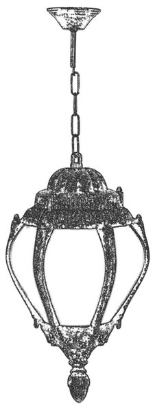 Opviq Kültéri csillár Barna BFE-68202-BKR-OP