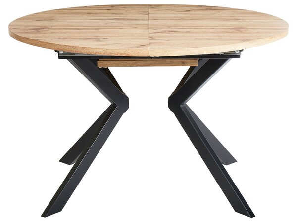 Kihúzható étkezőasztal CARLEA Világosbarna 120/160 cm 120 cm