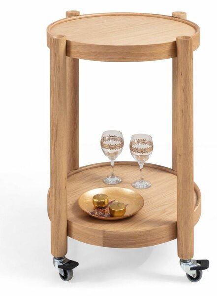 Hanah Home Zsúrkocsi Oak Clover - Tölgy