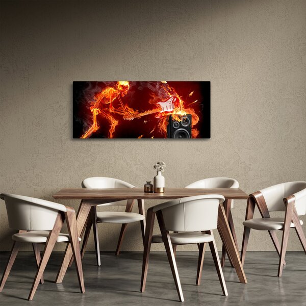 Kép - Zene a lángokban (120x50 cm)