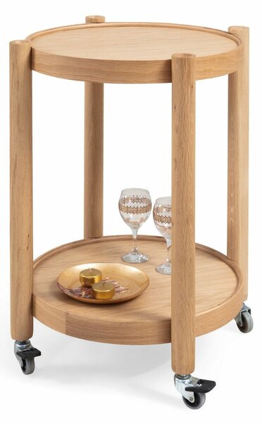 Hanah Home Zsúrkocsi Oak Clover - Tölgy