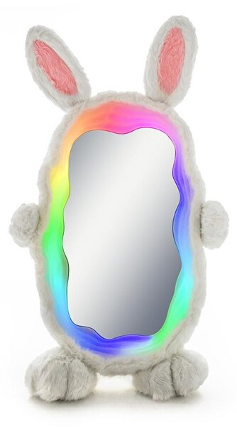 King Home BUNNY LED Álló Tükör Plüss Nyuszi Keret RGB 240x150