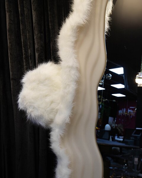 King Home BUNNY LED Álló Tükör Plüss Nyuszi Keret RGB 240x150