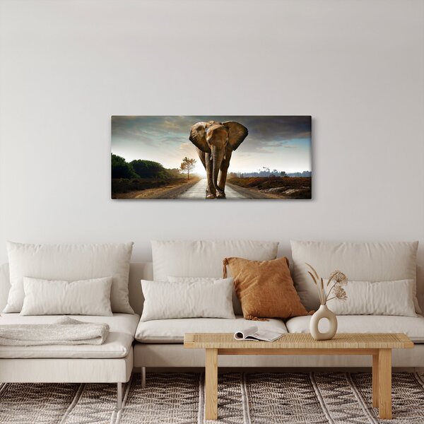 Elefánt képe (120x50 cm)