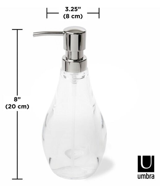 Umbra Droplet Átlátszó Akril Szappanadagoló