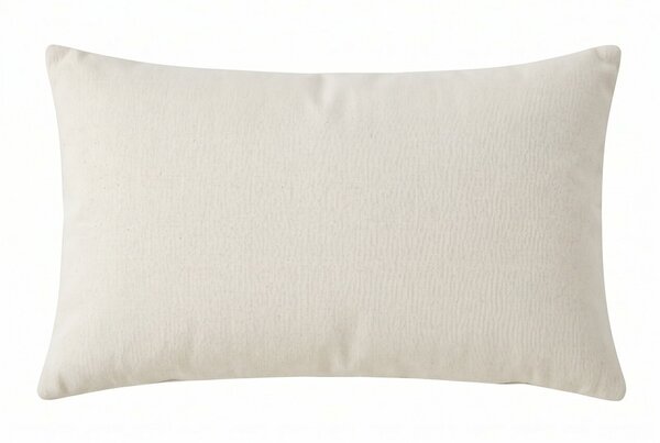 SHP BOHO Díszpárna 30x50 cm Vászon Bézs Tuftolt Mintával
