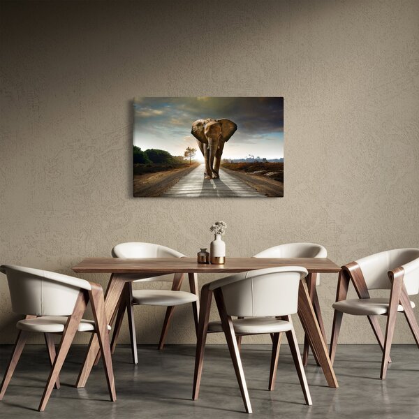 Elefánt képe (90x60 cm)