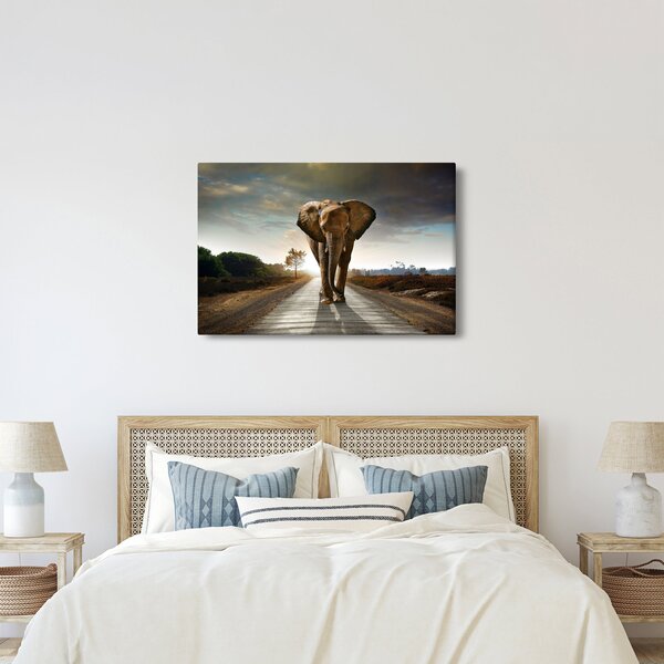 Elefánt képe (90x60 cm)