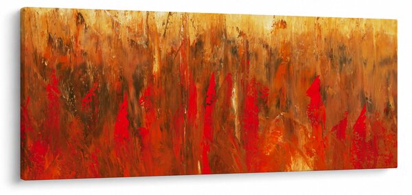 Kép - Festett absztrakció (120x50 cm)