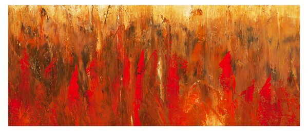 Kép - Festett absztrakció (120x50 cm)