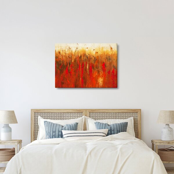Kép - Festett absztrakció (70x50 cm)