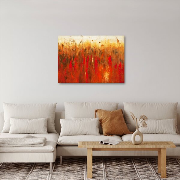 Kép - Festett absztrakció (70x50 cm)