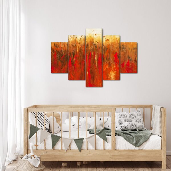 Kép - Festett absztrakció (150x105 cm)