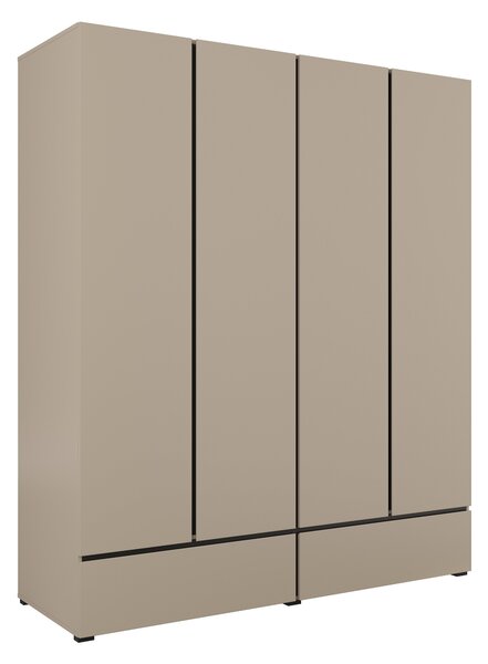 Gardróbszekrény Alfere 119, Laminált forgácslap, 210x180x60cm, Congo