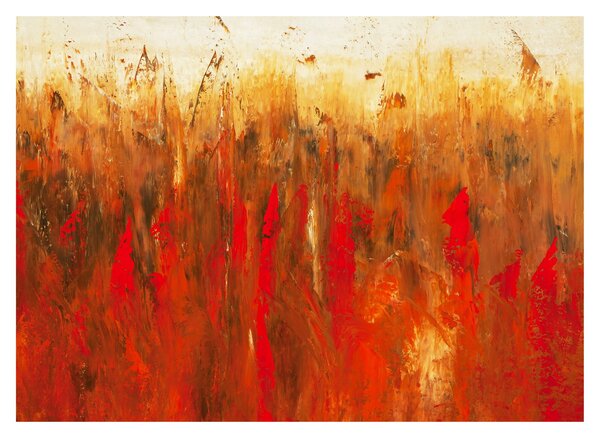 Kép - Festett absztrakció (70x50 cm)