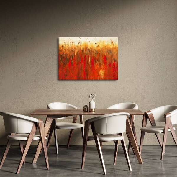 Kép - Festett absztrakció (70x50 cm)