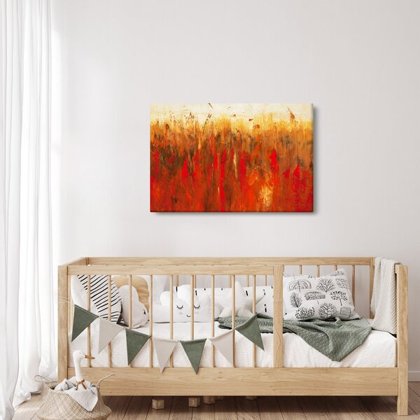 Kép - Festett absztrakció (90x60 cm)
