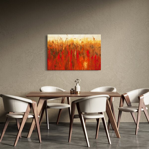 Kép - Festett absztrakció (90x60 cm)