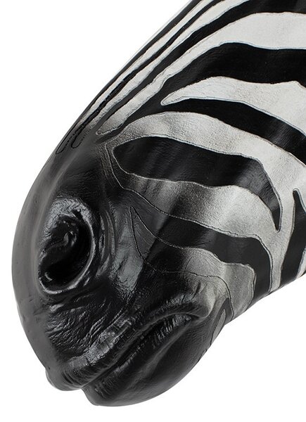 KARE Design Zebra Műgyanta Fali Dekoráció Fekete-Fehér