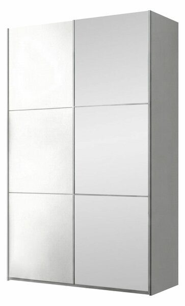 Gardróbszekrény Honolulu 123, Laminált forgácslap, 215x122x65cm, Fehér