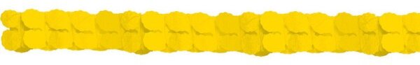 Sunshine Yellow, Sárga papír girland 365 cm