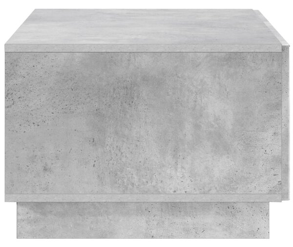 VidaXL Dohányzóasztal Betonszürke 102 x 50,5 x 35 cm Szerelt Fa