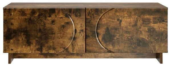 VidaXL Dohányzóasztal Füstös Tölgy 102 x 50,5 x 35 cm Szerelt Fa