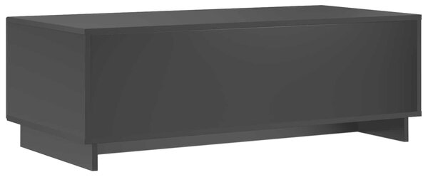 VidaXL Dohányzóasztal Fekete 102 x 50,5 x 35 cm Szerelt Fa