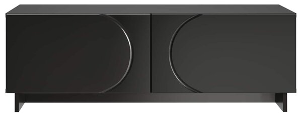 VidaXL Dohányzóasztal Fekete 102 x 50,5 x 35 cm Szerelt Fa