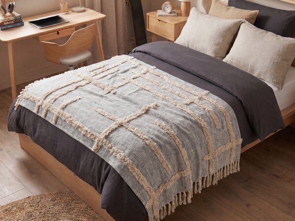 Takaró HOSPET Pamut 130 x 180 cm Szürke