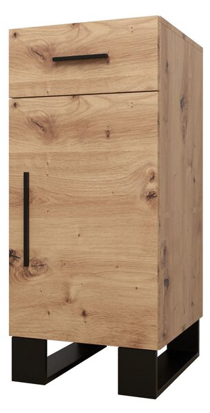 Előszobabútor Amanda 13 (artisan tölgy + fekete)