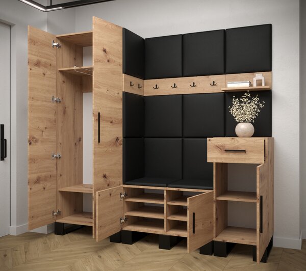 Előszobabútor Amanda 1 (artisan tölgy + bézs)
