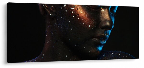 Csillogó nő képe (120x50 cm)