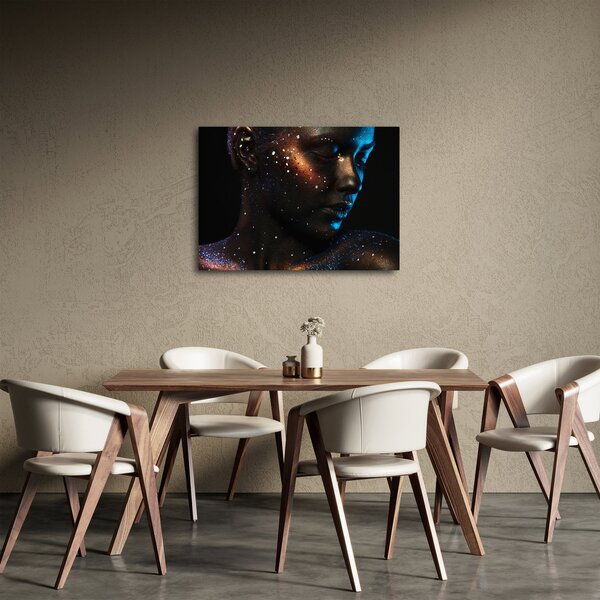 Csillogó nő képe (70x50 cm)