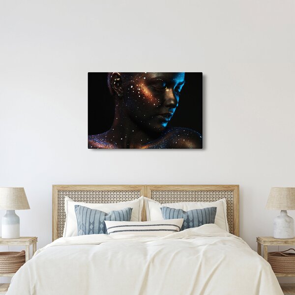 Csillogó nő képe (90x60 cm)