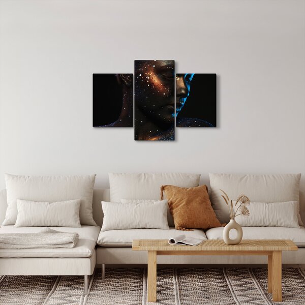 Csillogó nő képe (90x60 cm)