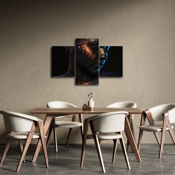Csillogó nő képe (90x60 cm)