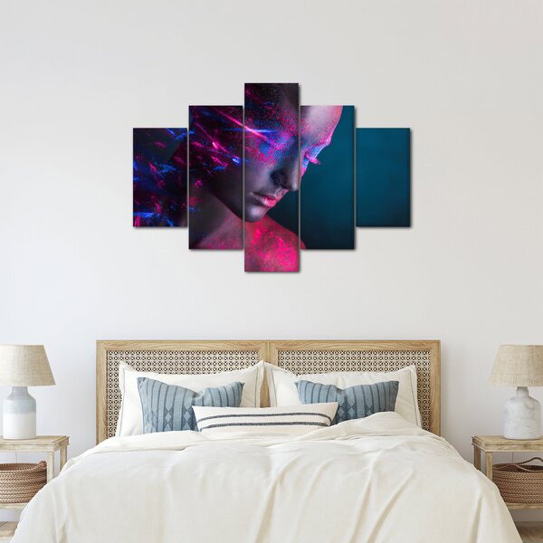 Csillogó nő képe (150x105 cm)