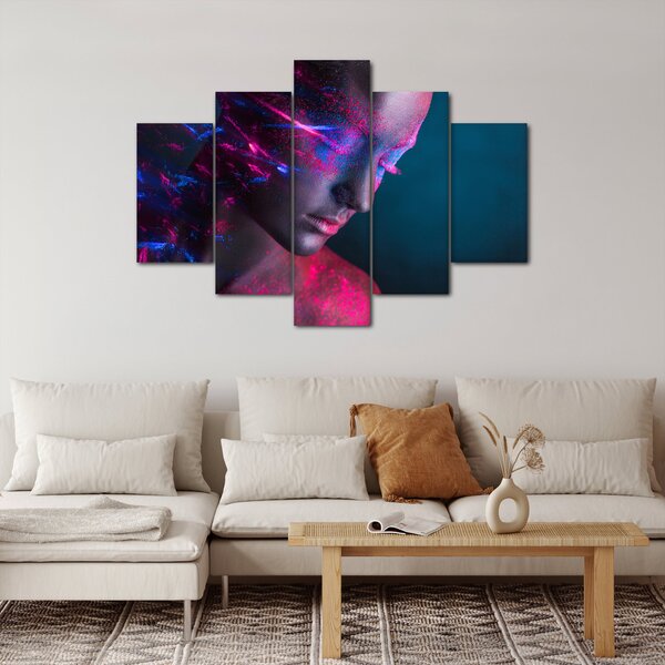 Csillogó nő képe (150x105 cm)